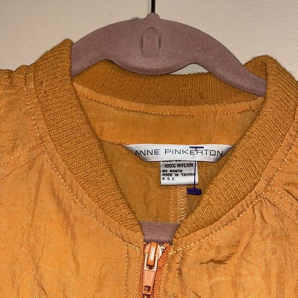 “Anna Pinkerton” Vintage 70’s/80’s  nylon bomber jacket, unisex - Picture 7 of 16